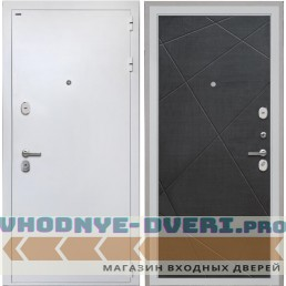 Дверь Интекрон Колизей White Лучи-М (Венге распил кофе)